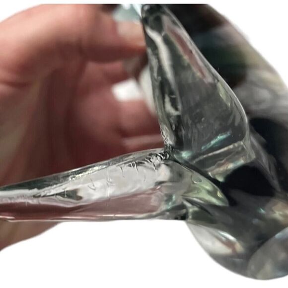 Seal W/Ball Heavy Hand Made Glass Heavy Duty Ocean Paperweight Gift Office Work - Picture 11 of 15